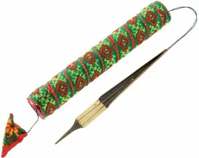 Produktbild von Maultrommel S Harp Drum aus Messing inkl. Bambushülle