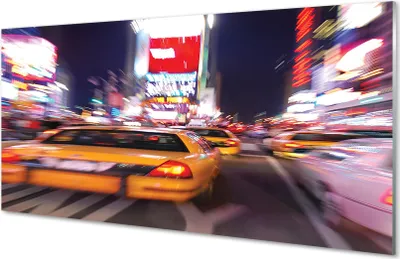 Produktbild von Spritzschutz 100x50 Wandkunst Das Auto Stadt des Lichts