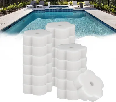 Produktbild von Absorptionsschwamm 18 Stück, blumenförmig, wiederverwendbar, für Pool