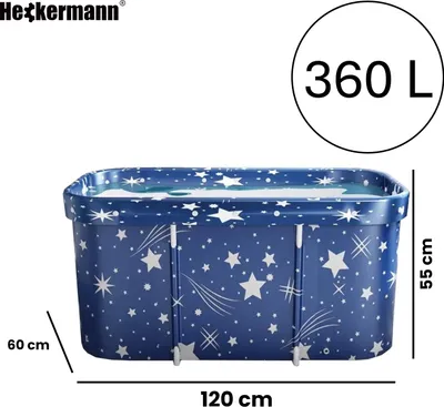 Zdjęcie produktu dla Wanna lodowa do morsowania Heckermann prostokątna 360L