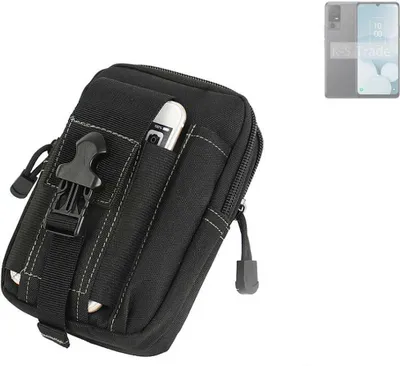 Produktbild von K-S-Trade Gürtel Tasche kompatibel mit TCL 40 XL Gürteltasche Holster Schutz Hülle Handy Hülle Smartphone outdoor Handy-Hülle schwarz