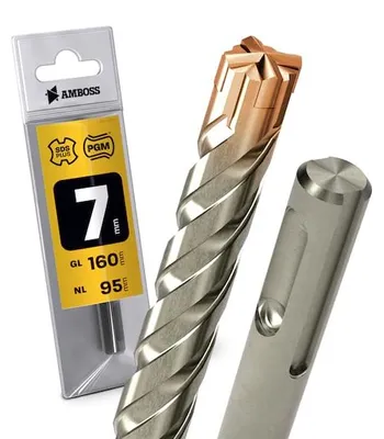 Produktbild von 1x Bohrer SDS Plus Schaft - Ø:7 mm - GL: 160 mm