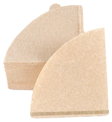 Produktbild von Kaffeefilterpapier 100 Stück konisch, Handfilter für 1-4 Tassen, Naturholzzellstoff, Aroma Filterung