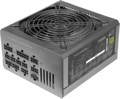 Zdjęcie produktu dla Mars Gaming MPB1000P, 1000 W, 200 - 240 V, 47 - 63 Hz, 15 A, Aktywne, 150 W