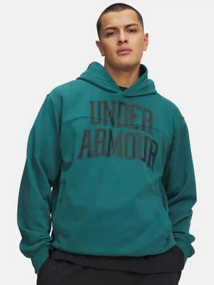 Obrázok produktu pre Mikina s kapucňou Under Armour Ua Rival Lw Graphic – farba rack green, veľkosť: XXL