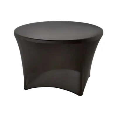 Produktbild von Stretchhusse Für Runde Buffettische Mit Ca. Ø 1150 Mm, Höhe 740 Mm, Schwarz