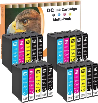 Produktbild von D&C Tintenpatronen ersetzt Epson T299x-20er Set (B/C/M/Y)
