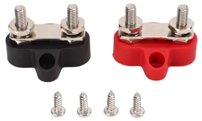 Produktbild von 48-V-Stromverteilungsbolzen Batterie-Erdungsanschlusspfosten-Sammelschienenanschluss 1/4 Zoll M6