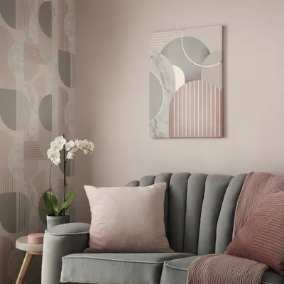 Produktbild von Art for the Home Leinwand Bild Wanddeko Schlafzimmer Wohnzimmer Art Deco 70 x 50 cm
