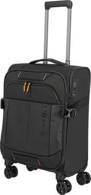 Produktbild von Travelite Briize Schwarz 4-Doppelrollen Trolley S 55 cm