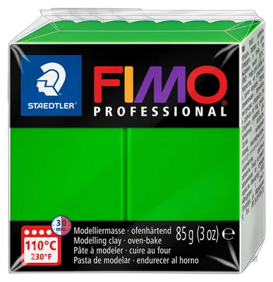 Image de STAEDTLER® 8004-5 Pâte à modeler Fimo prof 85 g vert vif