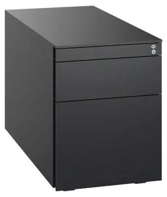 Produktbild von C+P Stahl-Rollcontainer, 563x430x781mm, 9005/9005