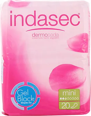 Obrázok produktu pre Indasec Compresses Inkontinencia Mini 20 kusov
