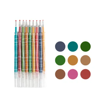 Produktbild von 0,5 mm 9pcs/Set Morandi Farbgel Stiftschule Büro -Schülern Schreinversorgung-7