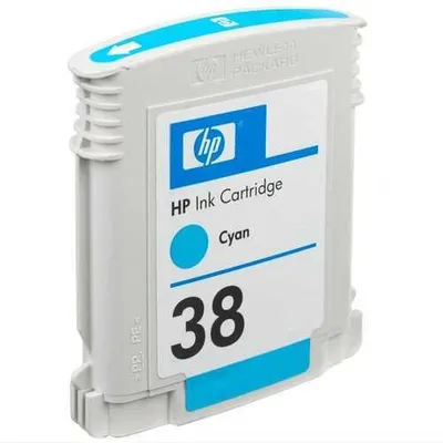 Produktbild von HP 38, Standardertrag, Cyan, Tinte auf Pigmentbasis, 1 Stück(e), 4500 Seiten