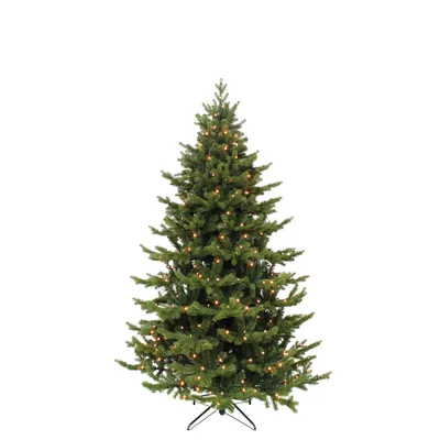 Produktbild von Triumph Tree Sherwood Künstlicher Weihnachtsbaum mit LED-Beleuchtung - H185 x Ø127 cm - Grün
