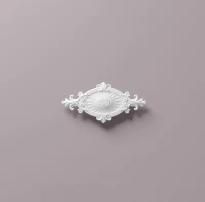 Immagine prodotto di Rosone da soffitto NMC R1 ARSTYL Noel Marquet Elemento decorativo classico bianco 60,5 x 31 cm