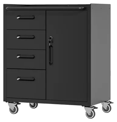 Image de Armoire à outils, acier durable, étagères réglables, A