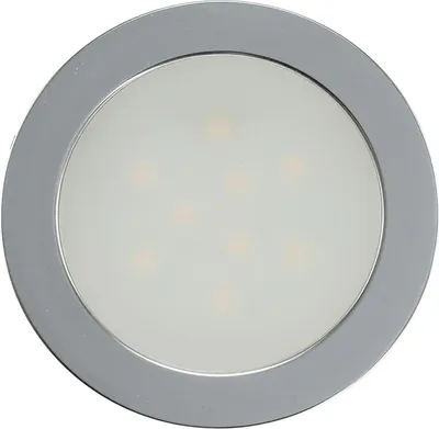 Produktbild von LED Einbauleuchte EBL Slim WW IP67,1W 50lm Alu matt warmweiß Ø55mm