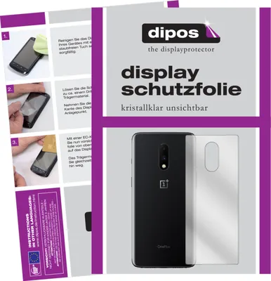 Zdjęcie produktu dla 2x folia ochronna do OnePlus 7 z tyłu przezroczysta folia ochronna na wyświetlacz dipos