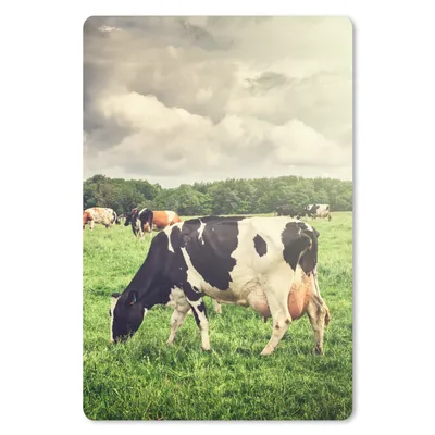 Produktbild von MuchoWow® Mauspad Mousepad Kühe - Weide - Natur - Tiere - Landschaft 18x27 cm - Mousepads - Maus Mat - Pad - Mausunterlage