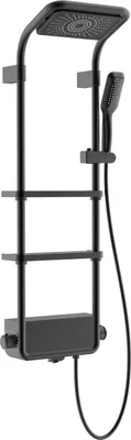 Immagine prodotto di Mexen Dazz set doccia esterno con soffione e rubinetto, nero- 78107-70