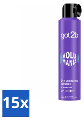 Produktbild von 15 x got2b Volumania Haarspray - 300 ml - Vorteilspackung - 15 Stücke