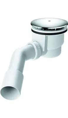 Produktbild von Grohe Ablaufgarnitur für Duschwanne, Abgang waagerecht chrom