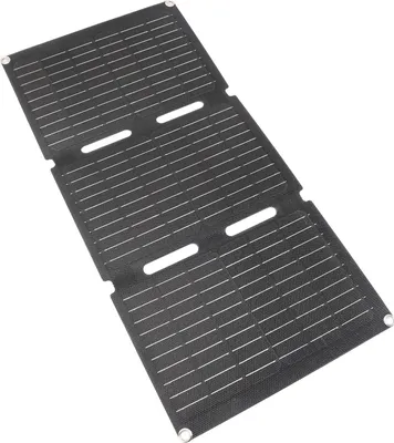 Obrázek produktu pro Skládací solární panel 60W Přenosná skládací solární nabíječka Vodotěsná ETFE Monokrystalická duální USB typu C DC výstup PD Rychlé nabíjení pro kempování