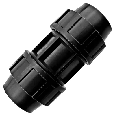 Produktbild von PP-Fitting | Kupplung | für PE-Rohr ∅ 40 mm | Verschraubung Klemmverbinder