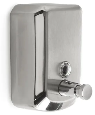Immagine prodotto di Distributore di sapone 500 ml in acciaio inox spazzolato | Epos