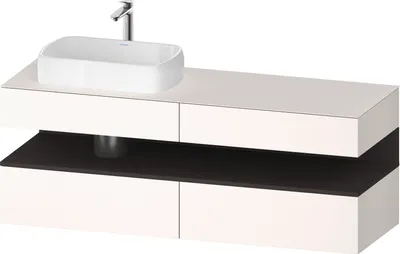 Produktbild von DURAVIT QA4777080840010 QTG KWTU WH Ek. 1600x550x600 Wß Smt H