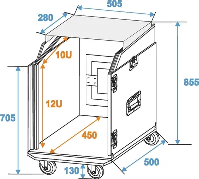 Imagen del producto de ROADINGER, estuche combinado especial LS5 para portátiles, 12HE (3011000L)