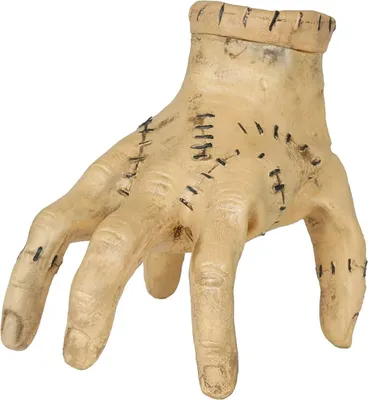 Obrázek produktu pro Ruka s pohybem a zvukem (15 cm) – Halloweenová dekorace pro strašidelné oslavy – Hnědá