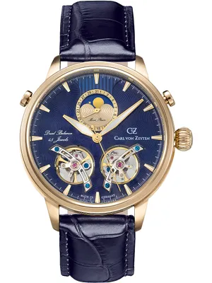Image de Montre Carl von Zeyten CVZ0060GBLS Durbach Mondphase pour hommes
