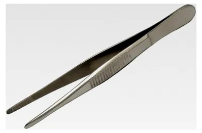 Produktbild von Pinzette - abgerundete Spitze 9 cm