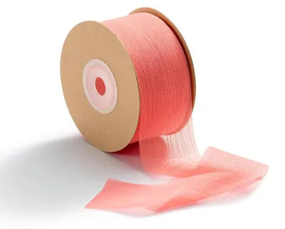 Productafbeelding van Chiffonlint – Decoratief lint voor decoratie en knutselwerk – Watermeloenrood