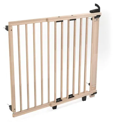Produktbild von Geuther Türschutzgitter Schwingtor aus Naturholz, 86-133 cm