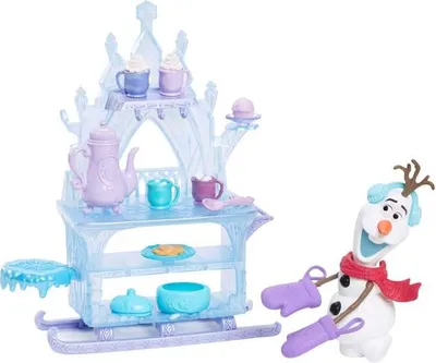 Produktbild von Mattel Disney Die Eiskönigin Olaf Leckereien-Schlitten-Spielset mit Olaf-Puppe und über 15 Zubehörteilen., 3 Jahr(e), 216 mm, 300 g, Mehrfarbig