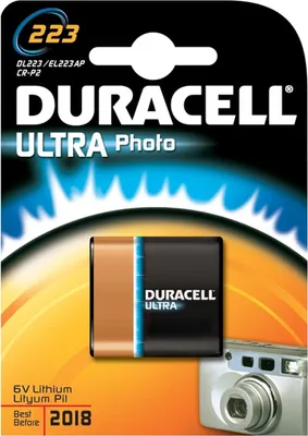 Produktbild von Duracell 6x Specialty High Power Lithium 223 Foto-Batterien 6 V Ultra Lithium CR-P2 1er Blister 223