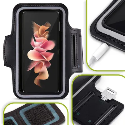 Produktbild von Handy Hülle für Samsung Galaxy Z Flip 3 Fitness Case Jogging Tasche Schutz Cover