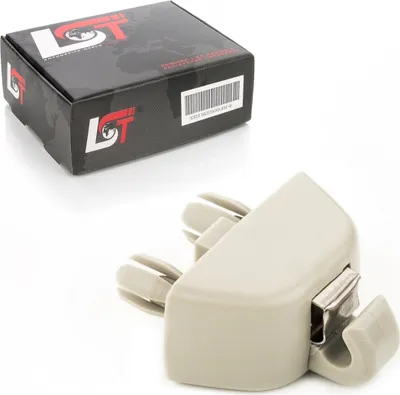 Produktbild von Sonnenblenden Clip grau 6R0857561 für AUDI A6 A7 A8 LEON TOLEDO FABIA OCTAVIA