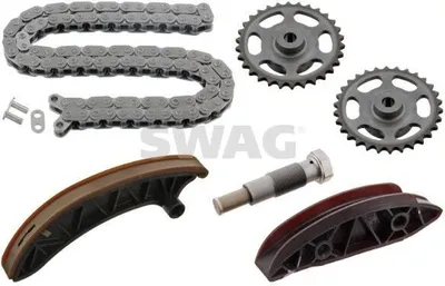 Produktbild von SWAG 10 94 4973 Steuerkettensatz Steuerkette passend für MERCEDES-BENZ C-Klasse Limousine (W204) C-Klasse T-modell (S204) E-Klasse Limousine (W212)