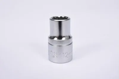 Zdjęcie produktu dla Yato YT-1464, Gniazdko, 1/2", Metryczny, 1 głowic(e), 12 mm, Stal chromowo-wanadowa