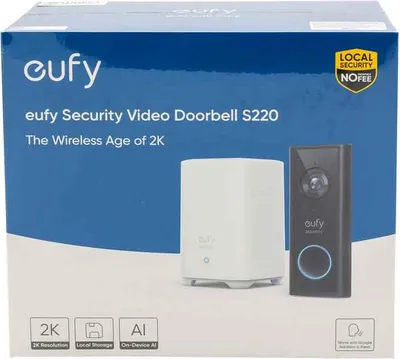 Produktbild von Eufy Security Video, Schwarz, Weiß, Haus, IP65, 1 Stück(e), 2650 x 1920 Pixel, 1/2.8"