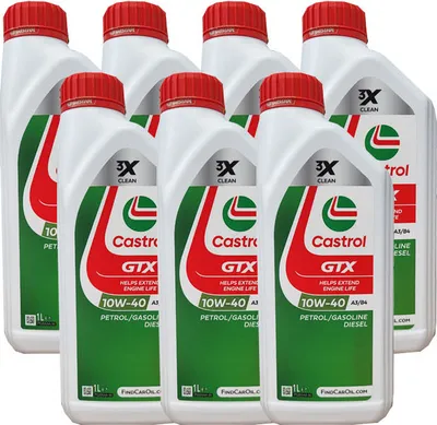 Produktbild von Castrol GTX Ultraclean 10W-40 A3/B4 Grey, 7x1 Liter