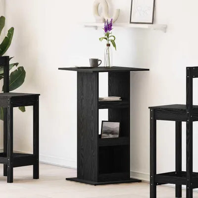 Produktbild von Maison Exclusive - Bartisch Schwarz Eichen-Optik 60 x 60 x 100 cm Holzwerkstoff