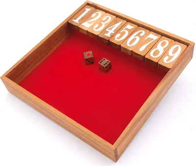 Produktbild von Shut The Box XL - rasantes, kurzweiliges Würfelspiel, knackst du den Jackpot?