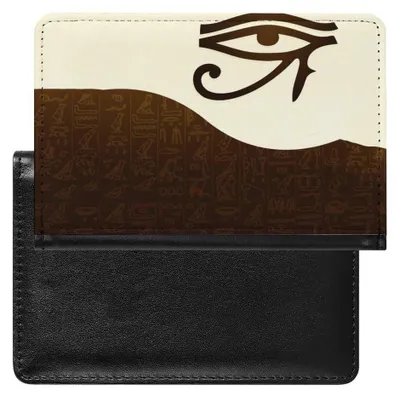 Image de Porte-documents de voyage unie avec motif égyptien