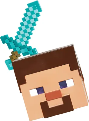 Produktbild von Minecraft Set Maske und Schwert für Kinder - Einheitsgröße